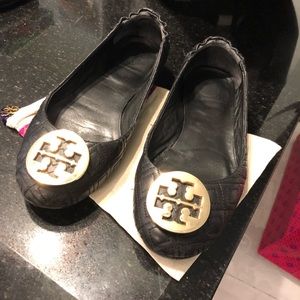 Tory Burch Quilted Minnie Flats